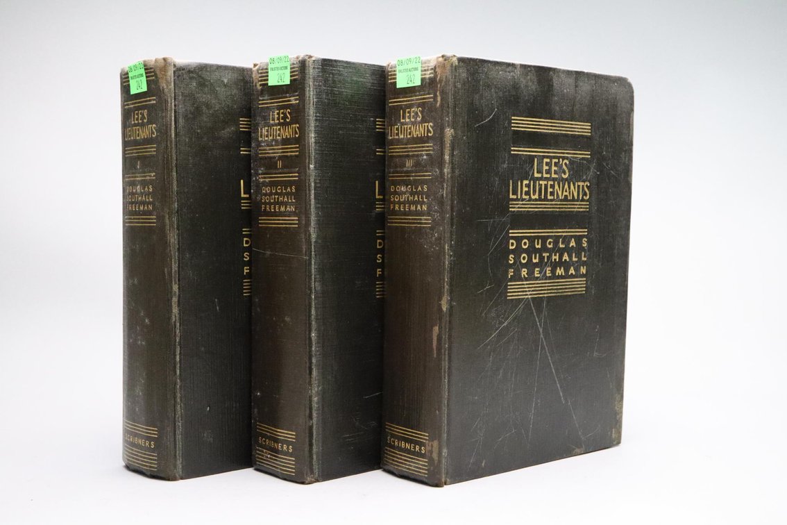 Lee's Lieutenant's Volumes I-III By Douglas Southall Freeman, Hardcover Books