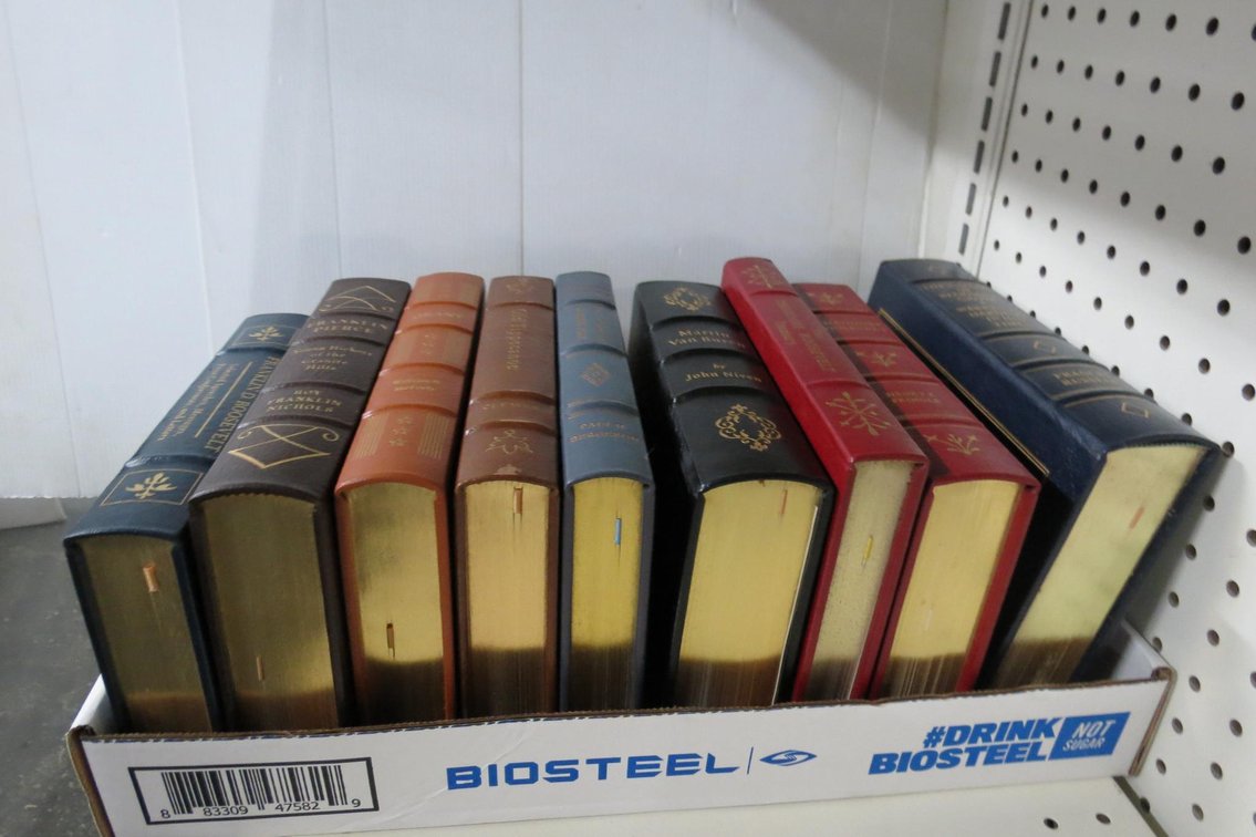 Easton Press Books, Old Tippecanoe, Grant, Franklin Pierce, Martin Van Buren, Theodore Roosevelt