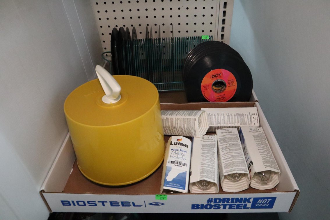 45 Rpm Records and Luma Lamp Bulbs