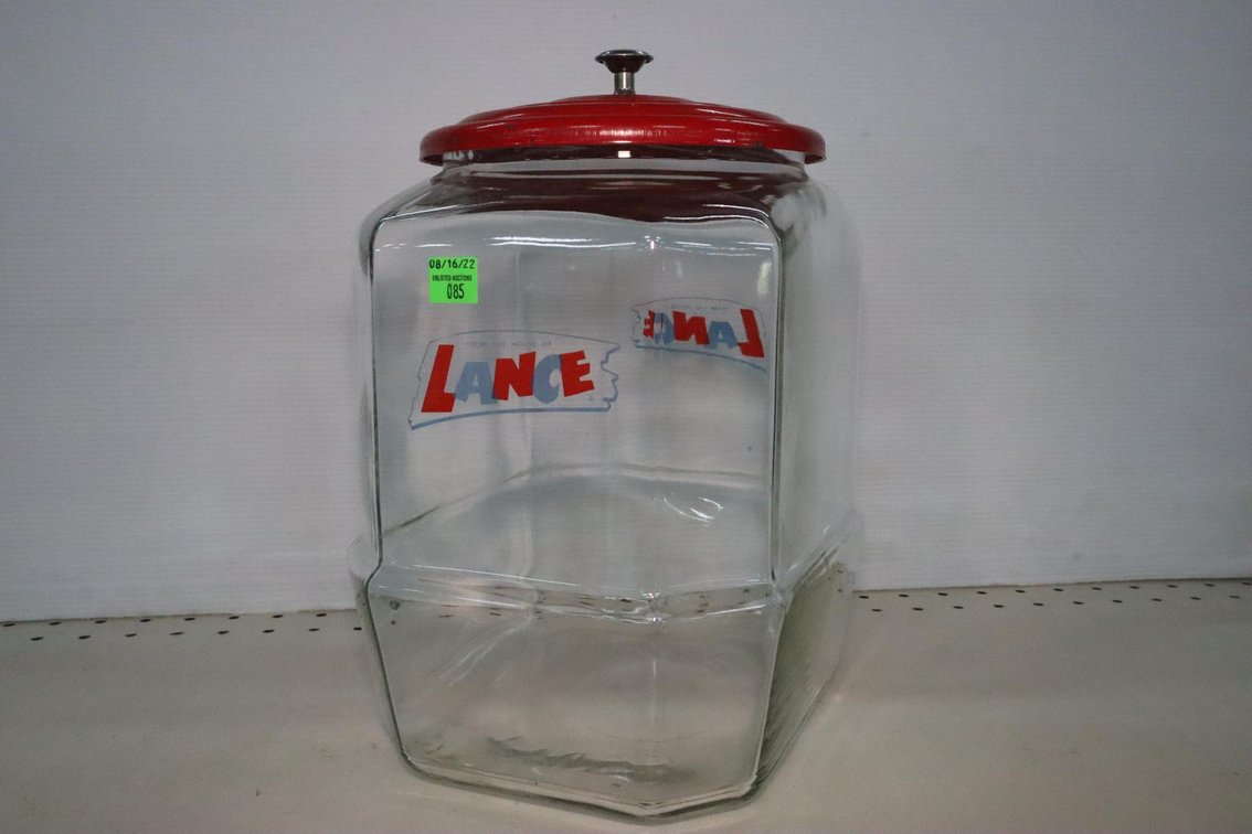 Vintage Lance Glass Canister