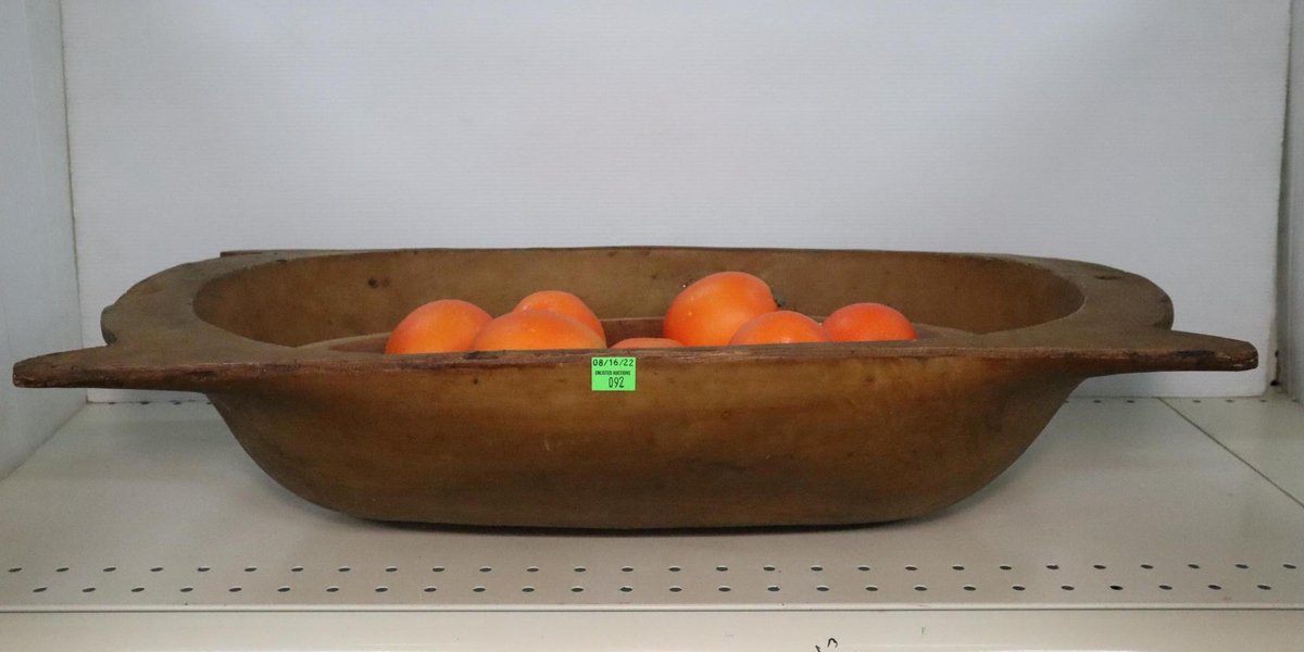 Wooden Fruit Bowls and Plastic Oranges