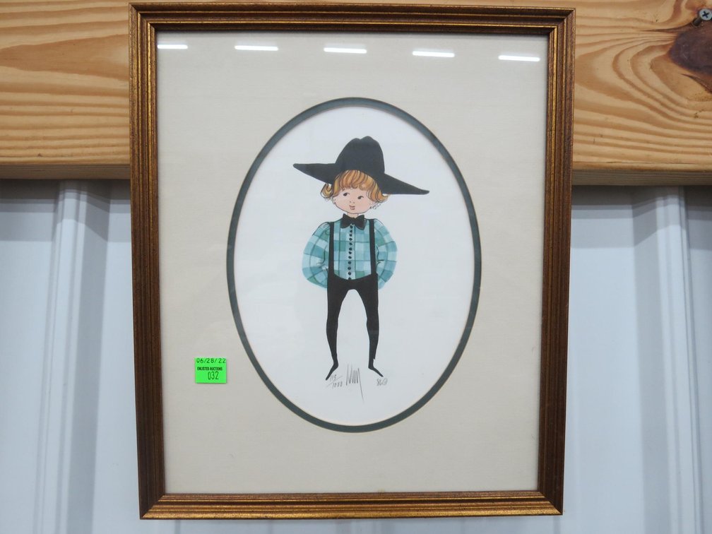 P Buckley Moss Framed Print