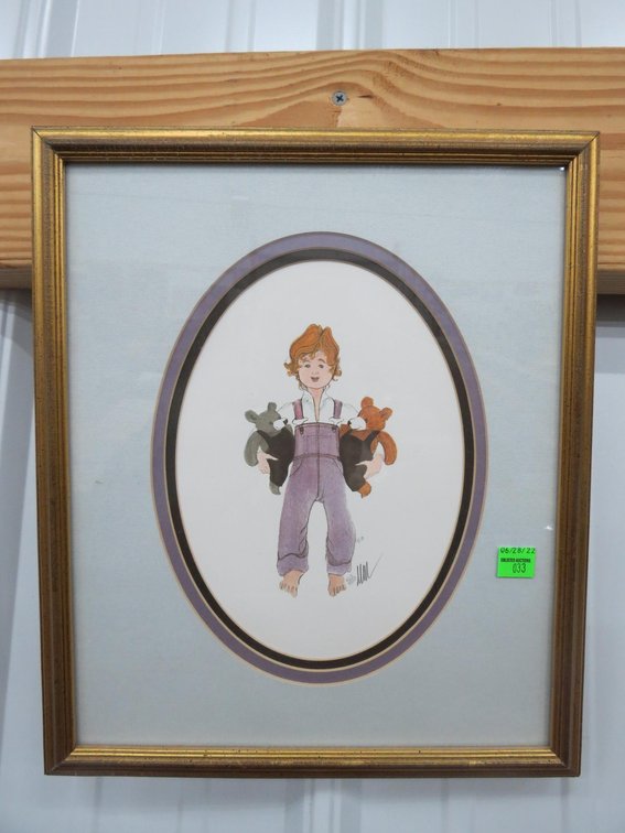 P Buckley Moss Framed Print