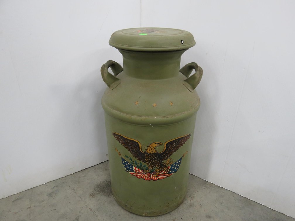 American Eagle Milk Can