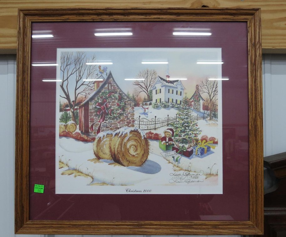 "Christmas 2000" Lisa Gaiman Framed Print