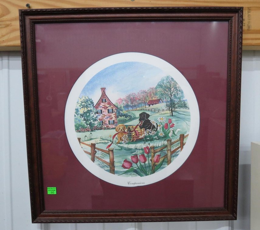 "Companions" Lisa Gaiman Framed Print