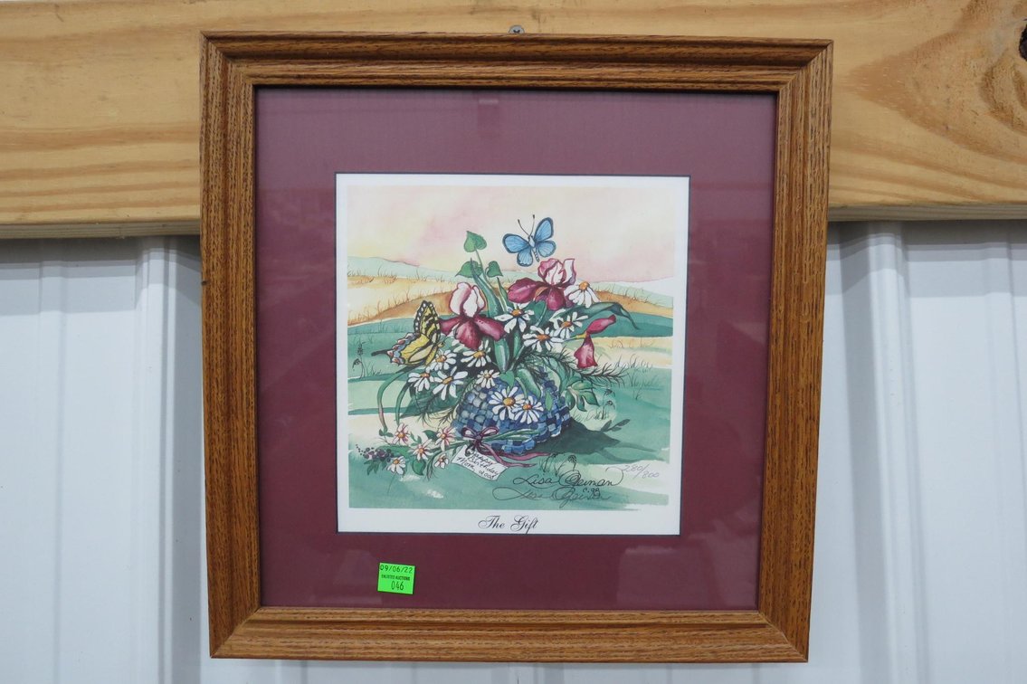 "The Gift" Lisa Gaiman Framed Print