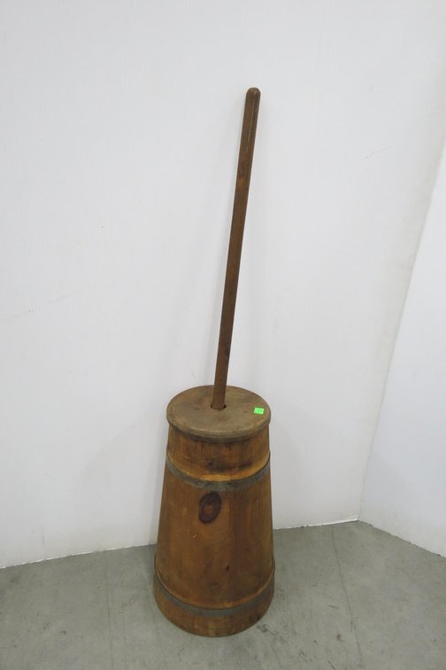 Antique Wooden Butter Churn