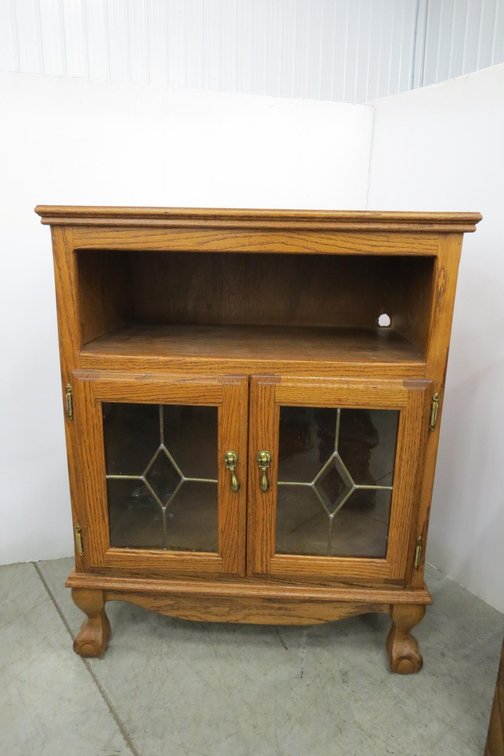 Small Cabinet with Glass Doors