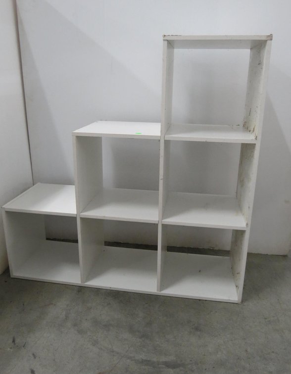 Pressboard Stair Step Shelf