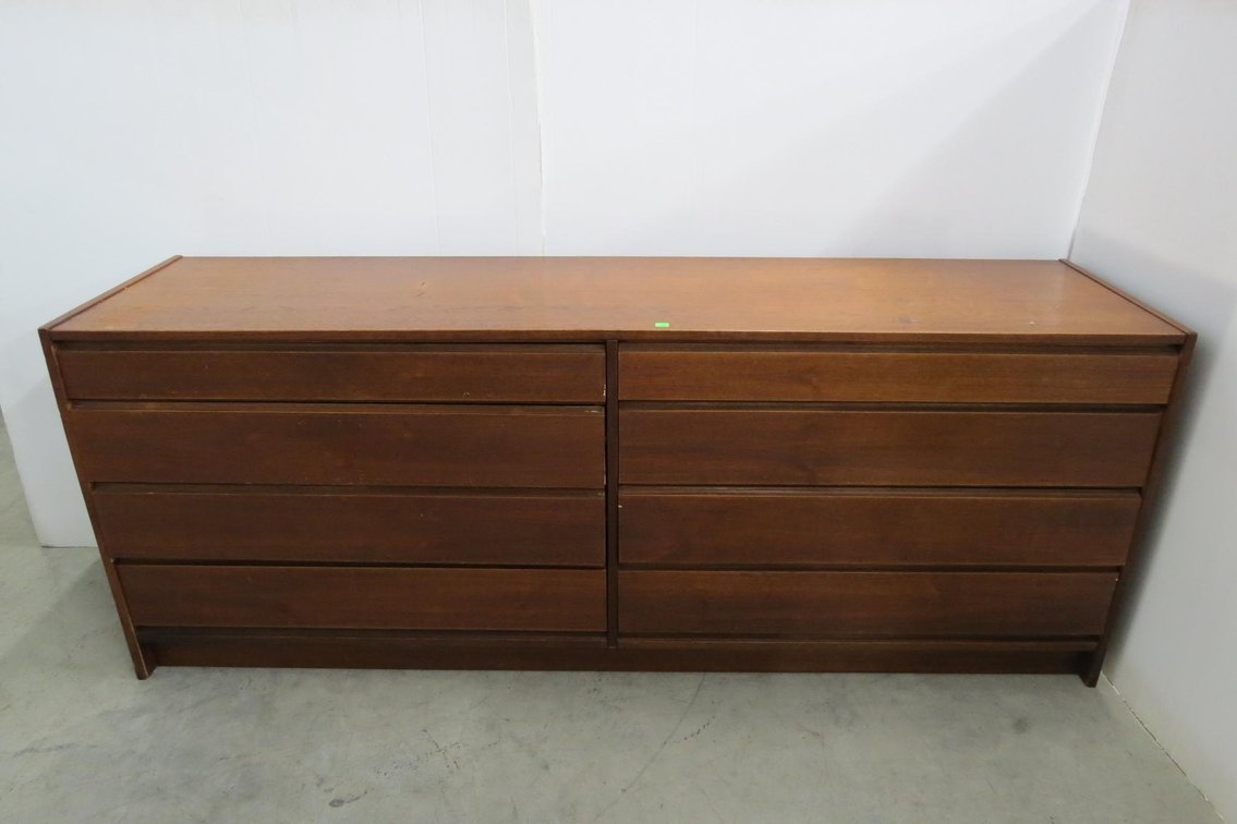 Vitre Danish Modern Walnut Dresser