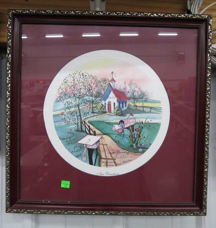 "New Direction" Lisa Gaiman Framed Print