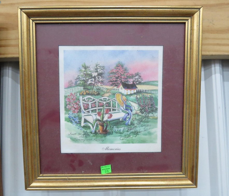 "Memories" Lisa Gaiman Framed Print