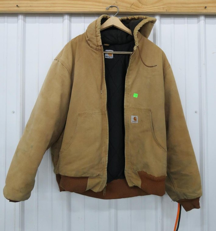 Carhartt Insulated Hooded Coat, Size Large