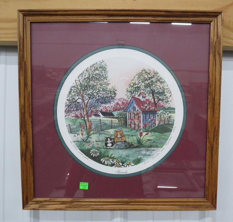 "Friends" Lisa Gaiman Framed Print