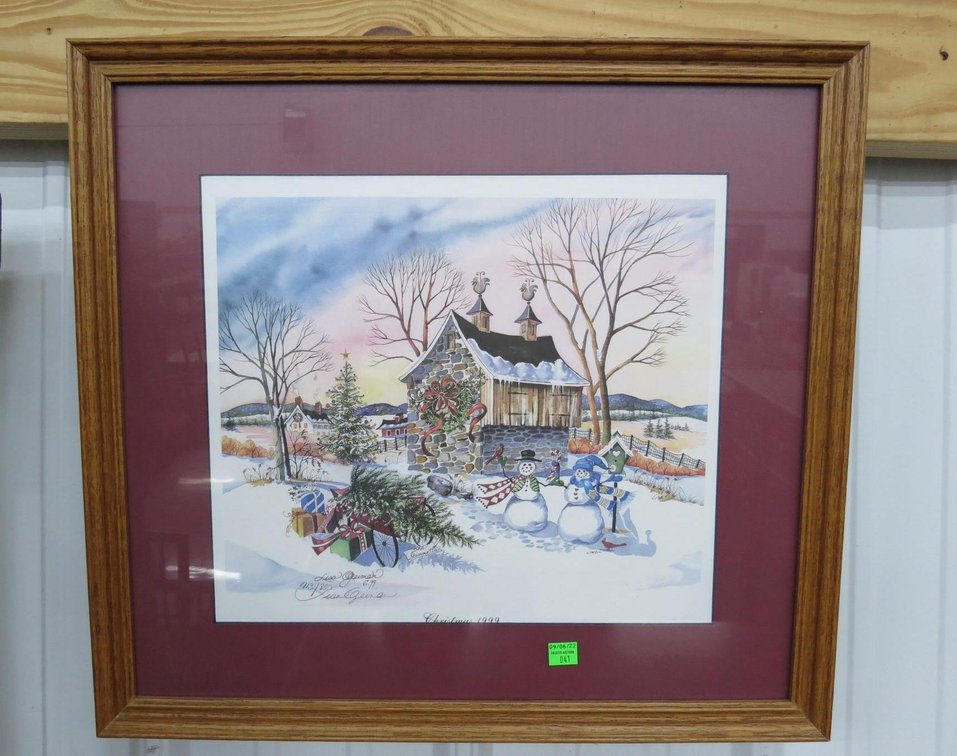 "Christmas 1999" Lisa Gaiman Framed Print