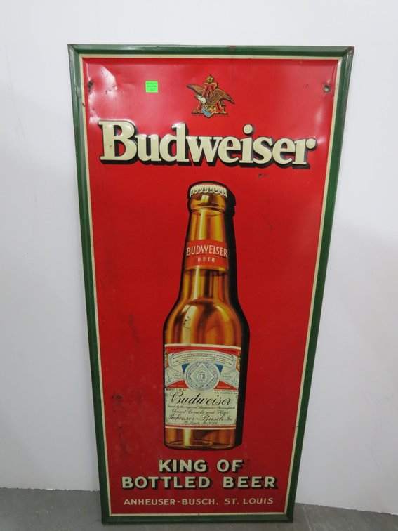 Budweiser Metal Sign
