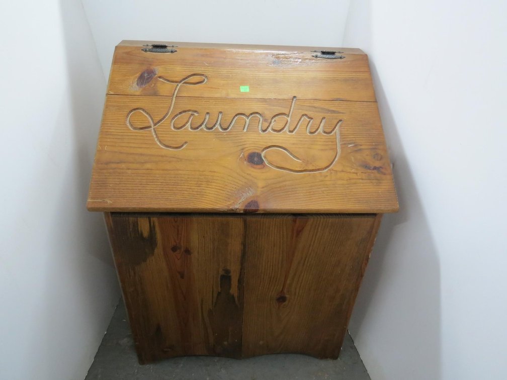 Wooden Laundry Bin