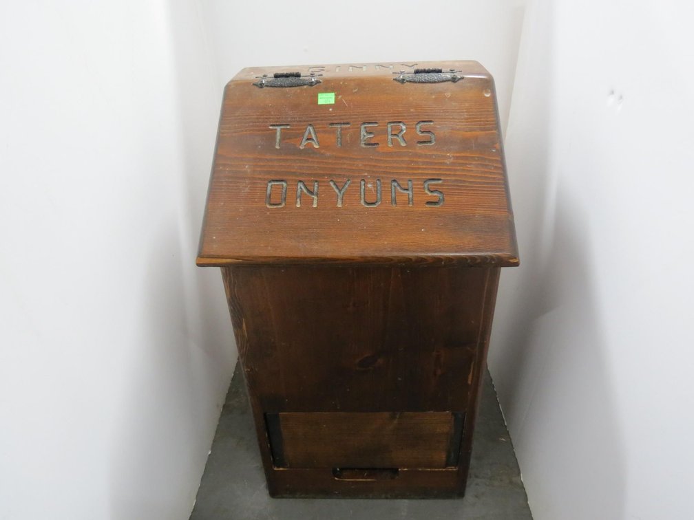 Wooden Potato Bin