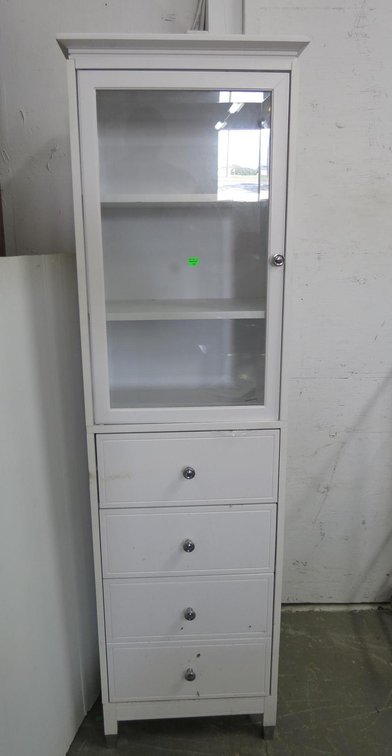 White Cabinet With Drawers