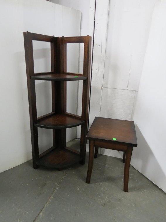 Small Corner Shelf and Stand