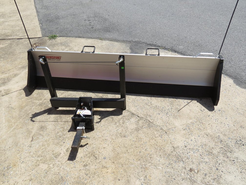 7' Snowsport HD Utility Plow With Receiver Hitch Bracket