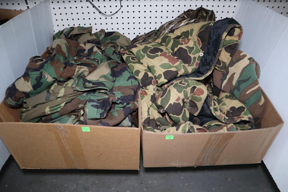 Vintage Hunting Coats and Military Clothes