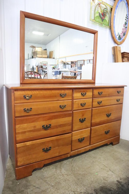Dresser and Mirror