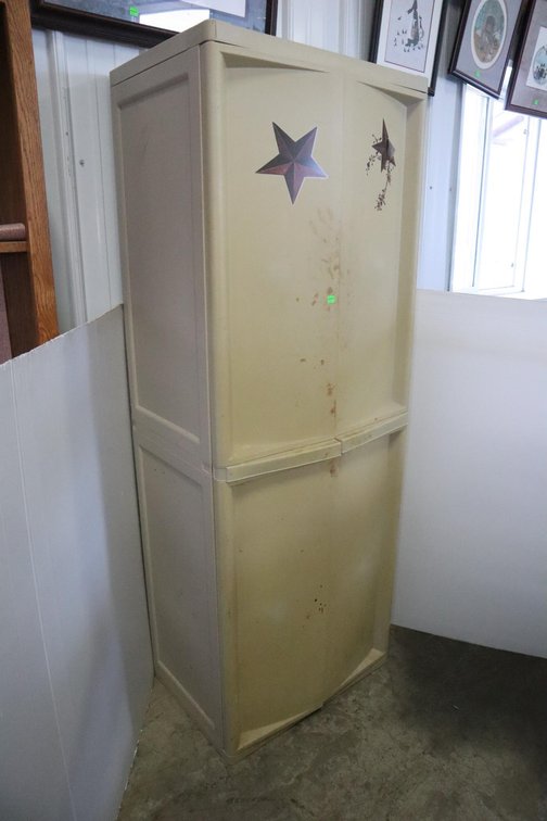 Two Door Plastic Cabinet