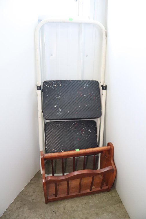 Stepstool, Magazine Rack