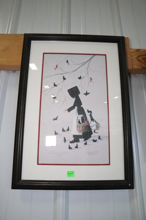 P Buckley Moss and Graebner Framed Print,