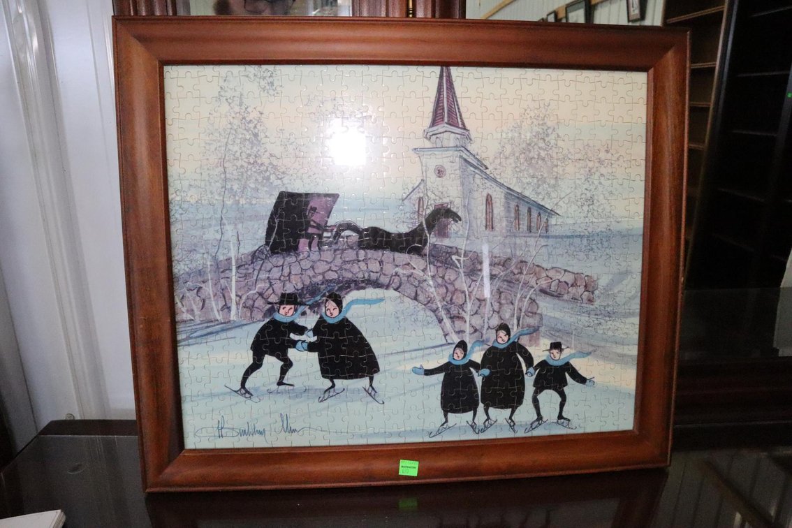 P Buckley Moss Framed Puzzle