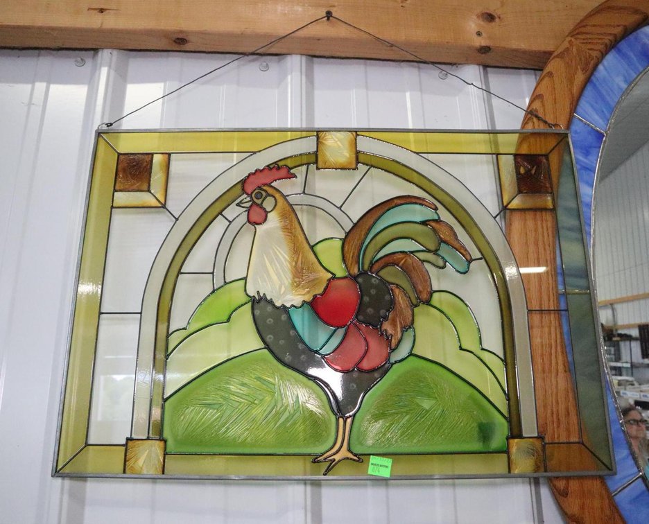Stained Glass Rooster