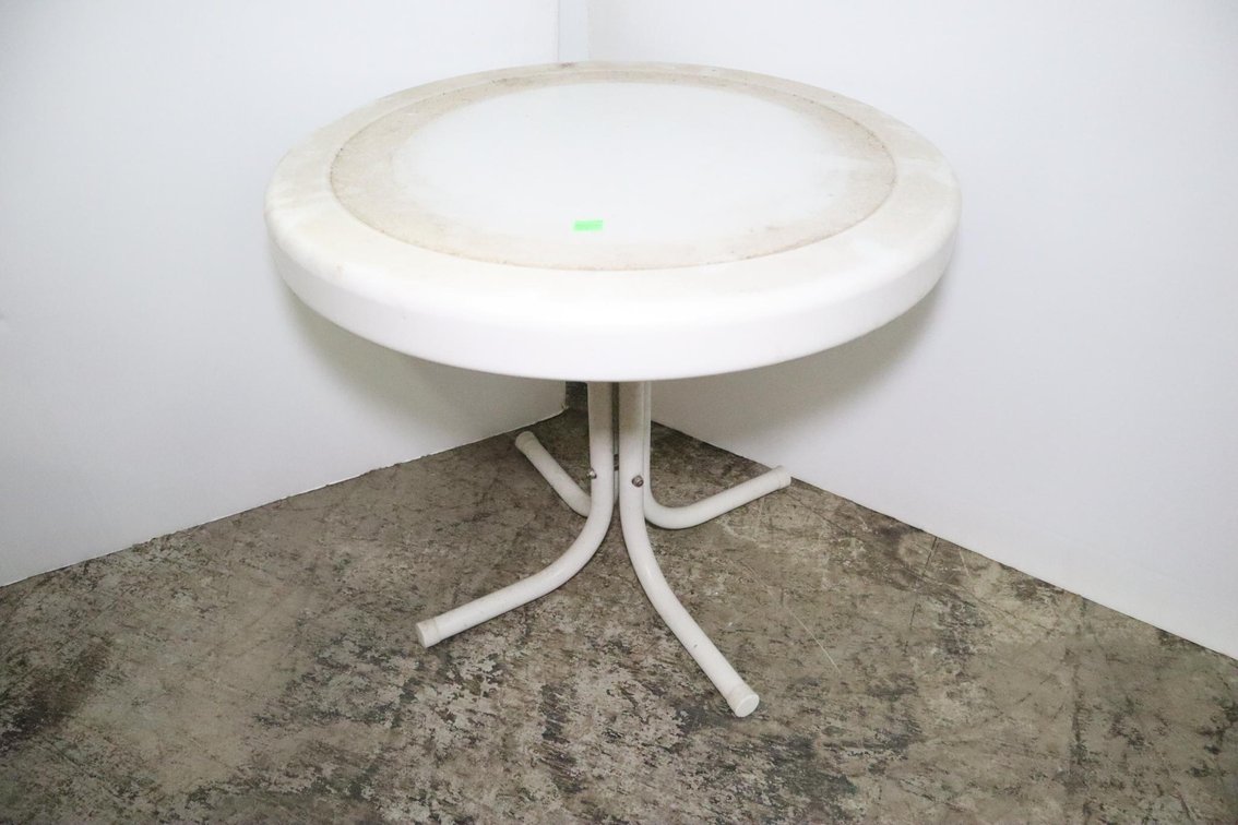 Vintage Metal Side Table