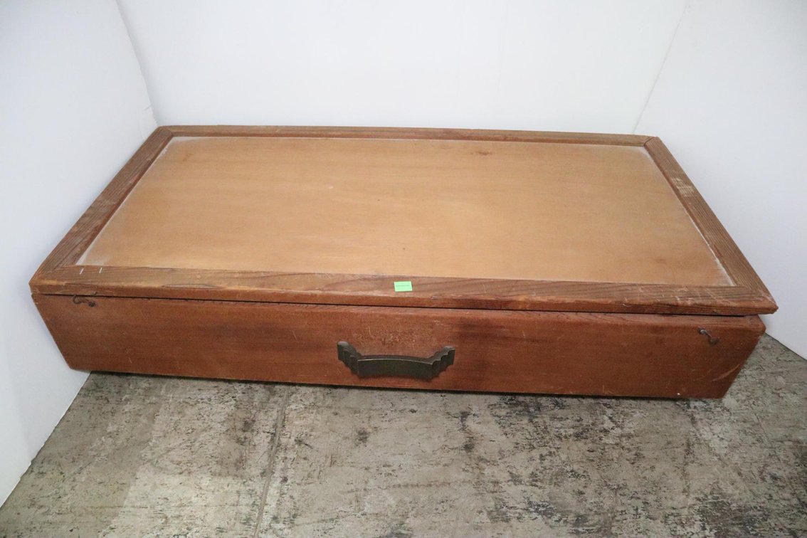 Blanket Chest With Blankets, Lid Is Broken