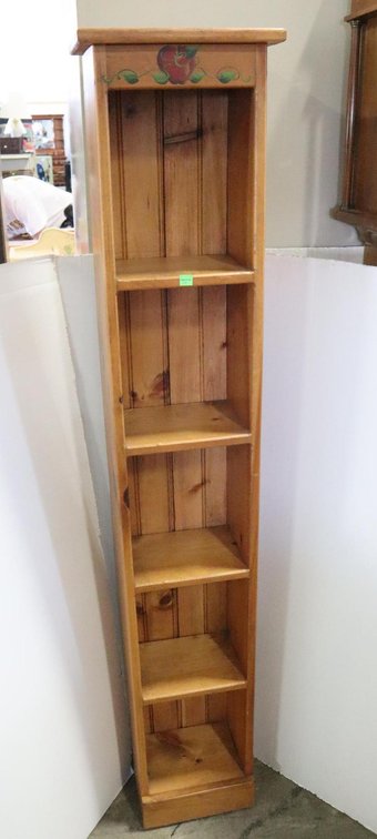 Narrow Wood Display Shelving