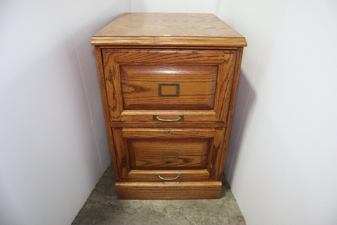 Oak Filing Cabinet