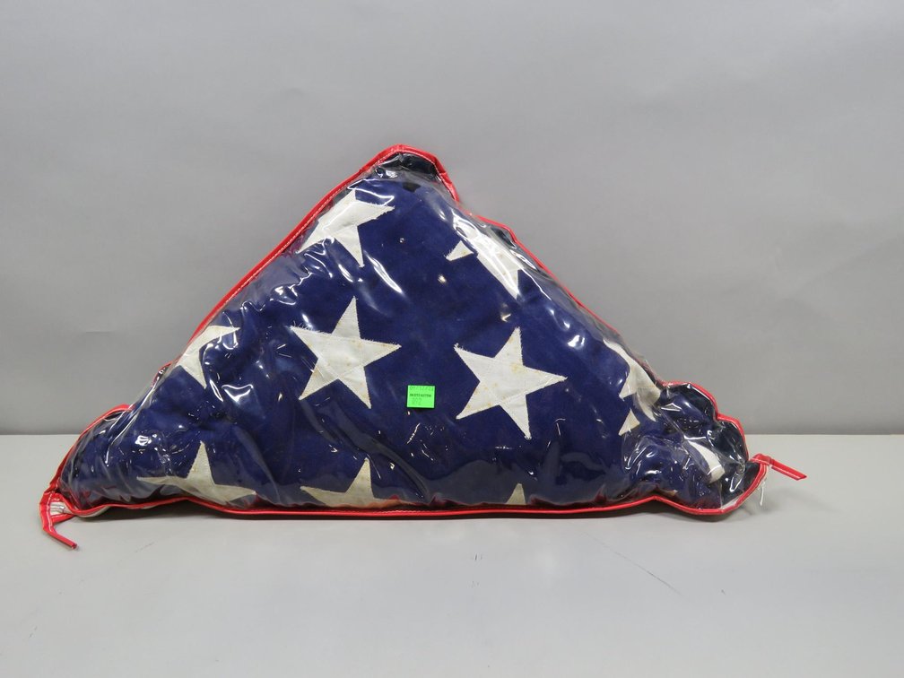 Folded USA Flag