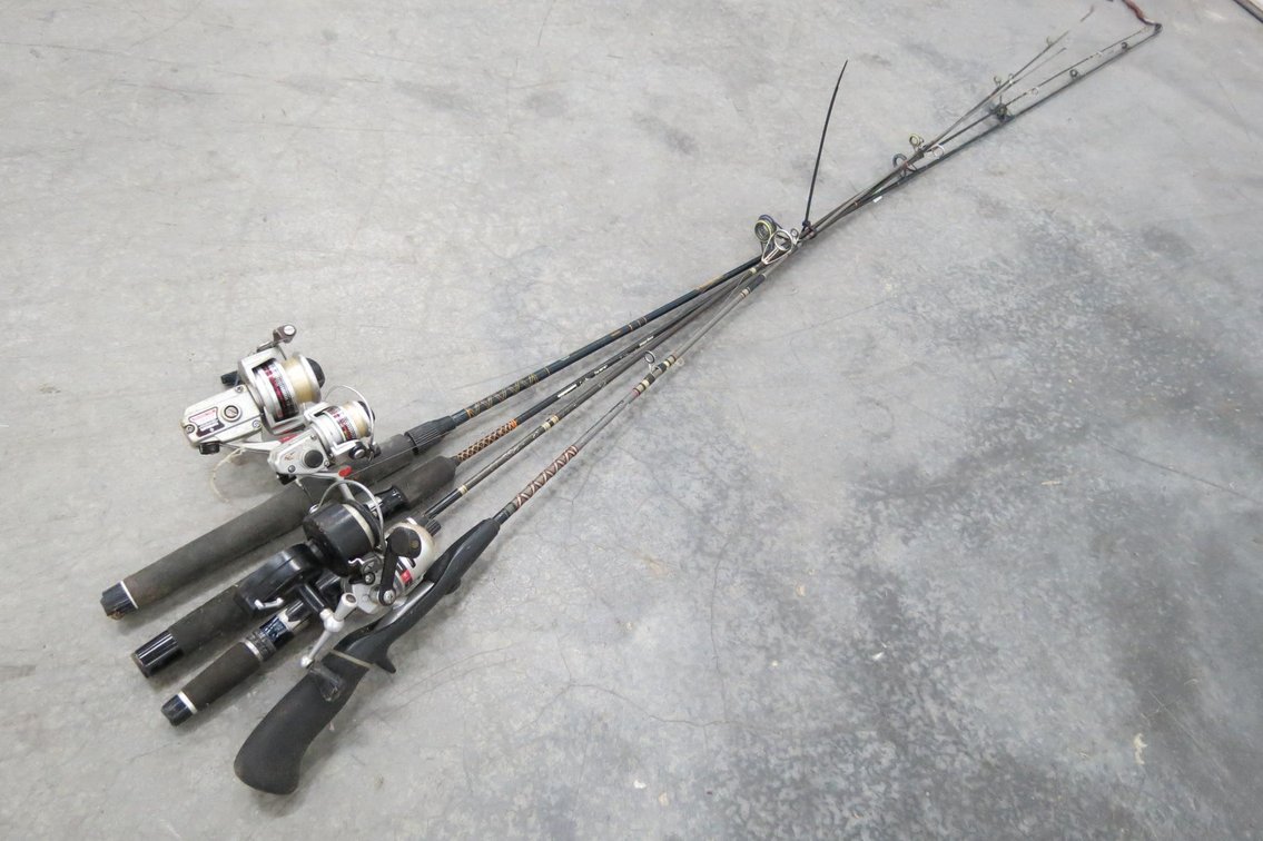 Group of Fishing Poles
