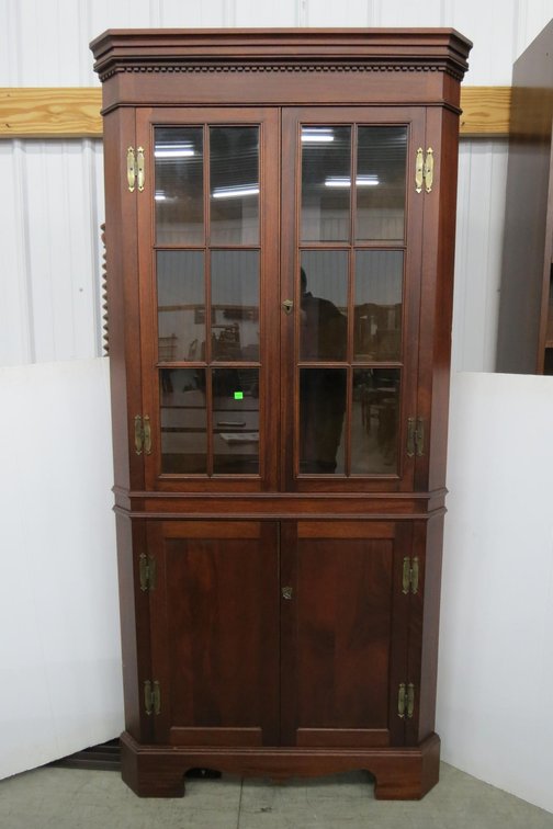 Craftique Solid Wood Corner Cabinet