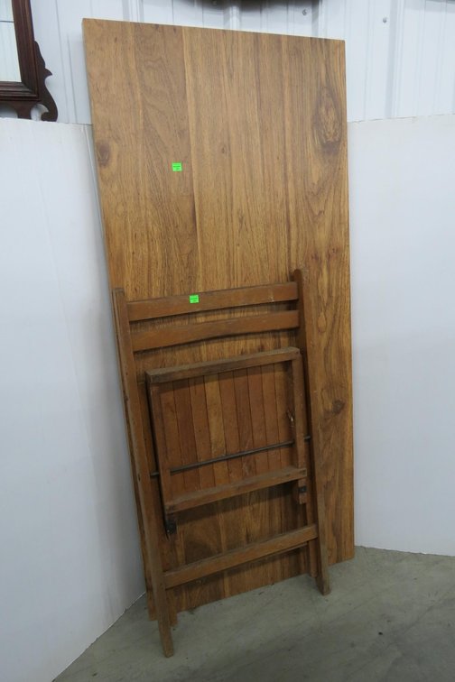 Tabletop and Folding Chair