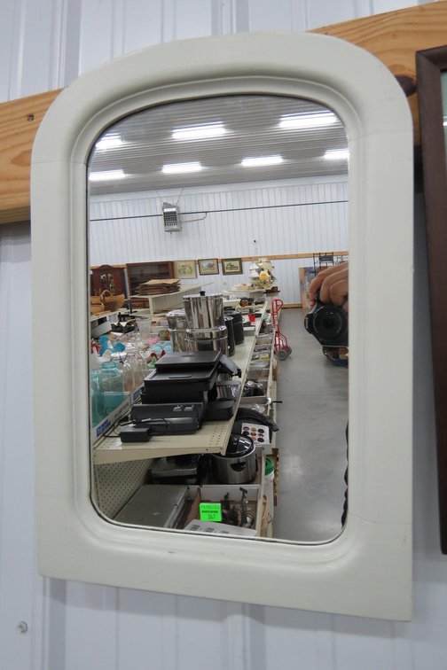 Framed Beveled Mirror