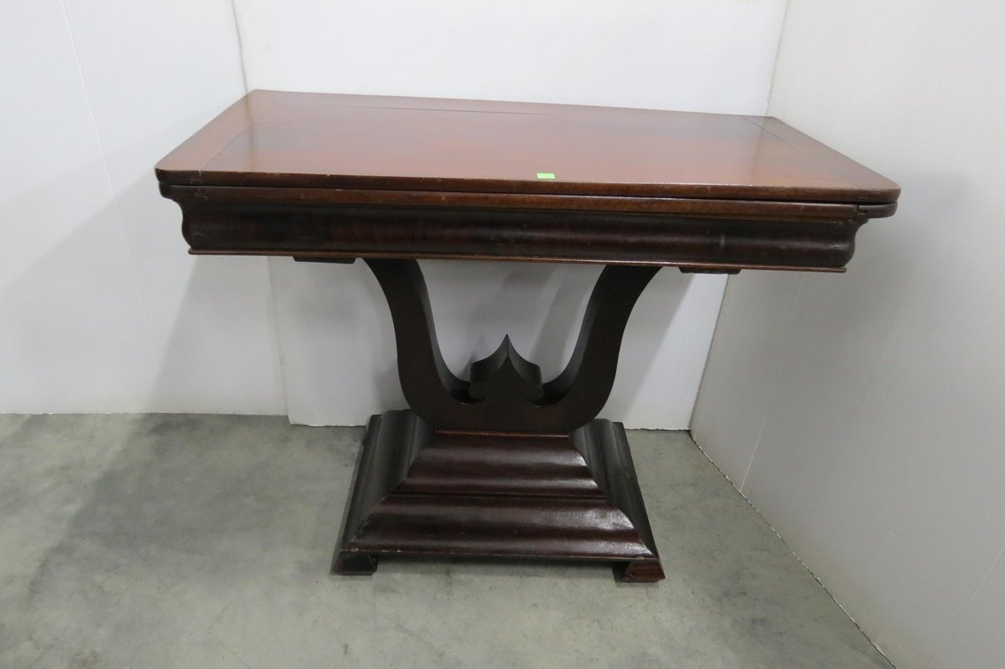 Antique Table With Folding Top, Top Needs Refastened