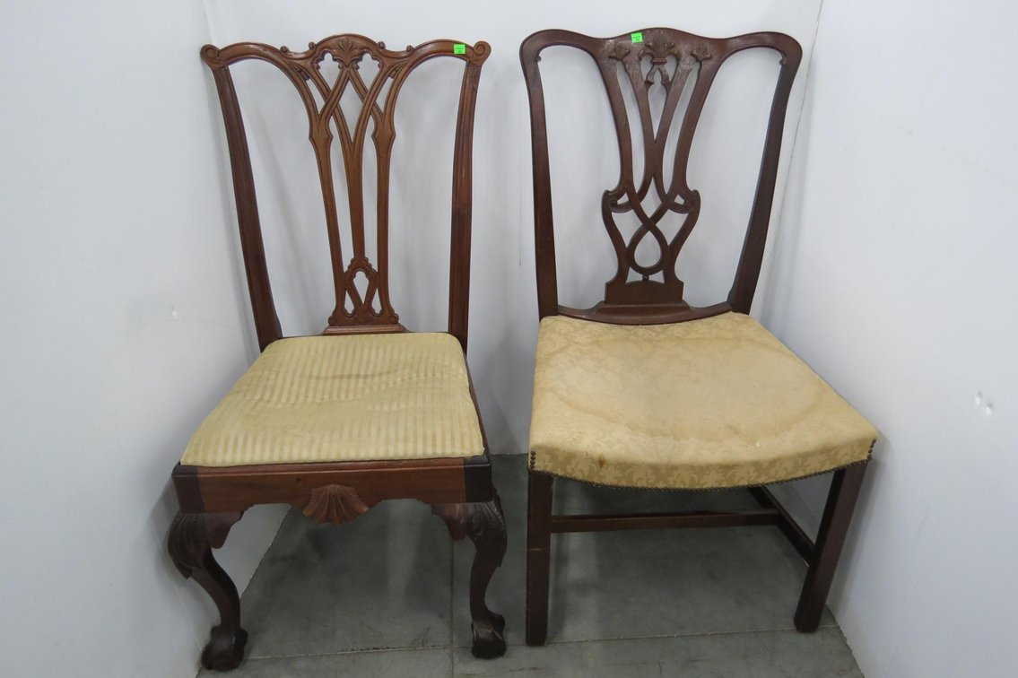 Pair of Padded Chairs