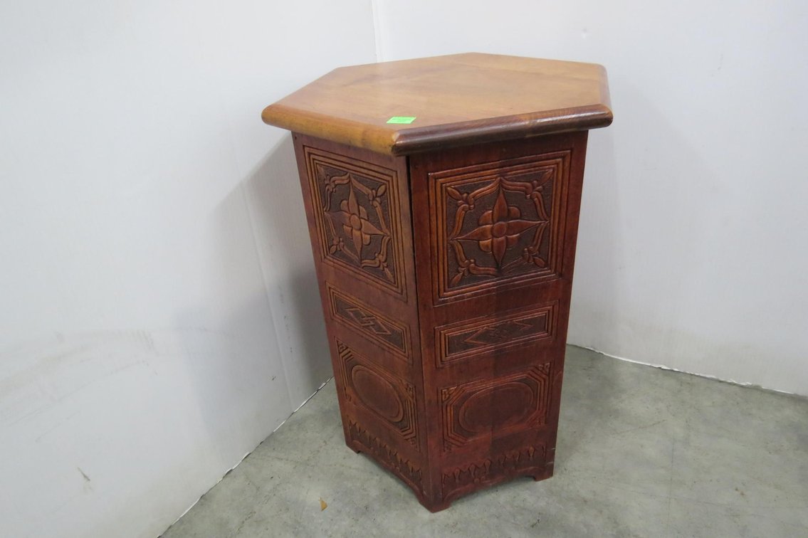 Small Stand With Carvings