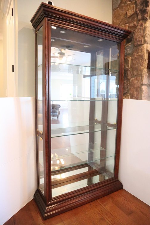 Illuminated Curio Cabinet