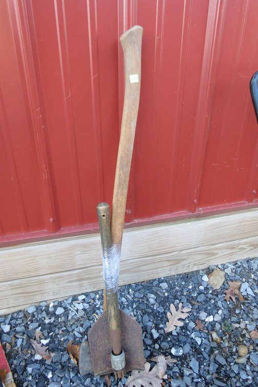 Ax and Trenching Shovel