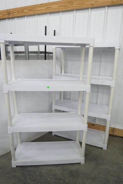 Pair of Plastic Shelves