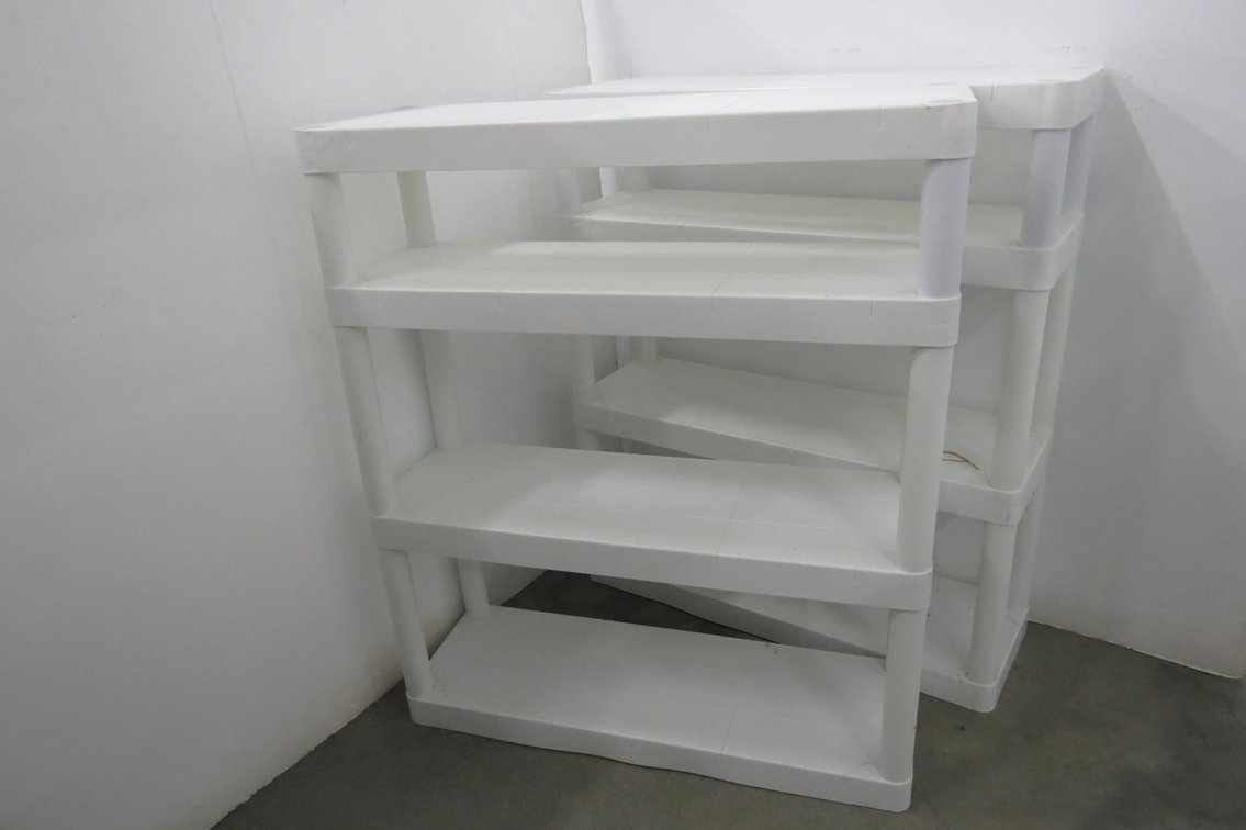 Pair of Plastic Shelves