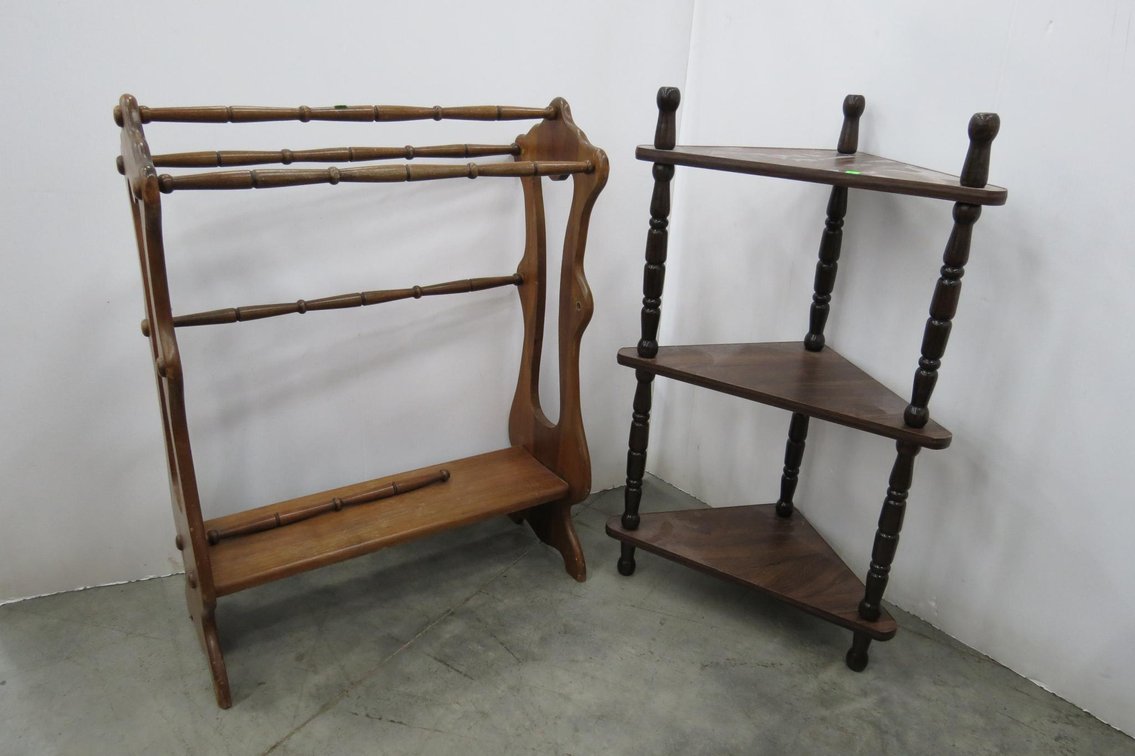 Corner Shelf and Rack